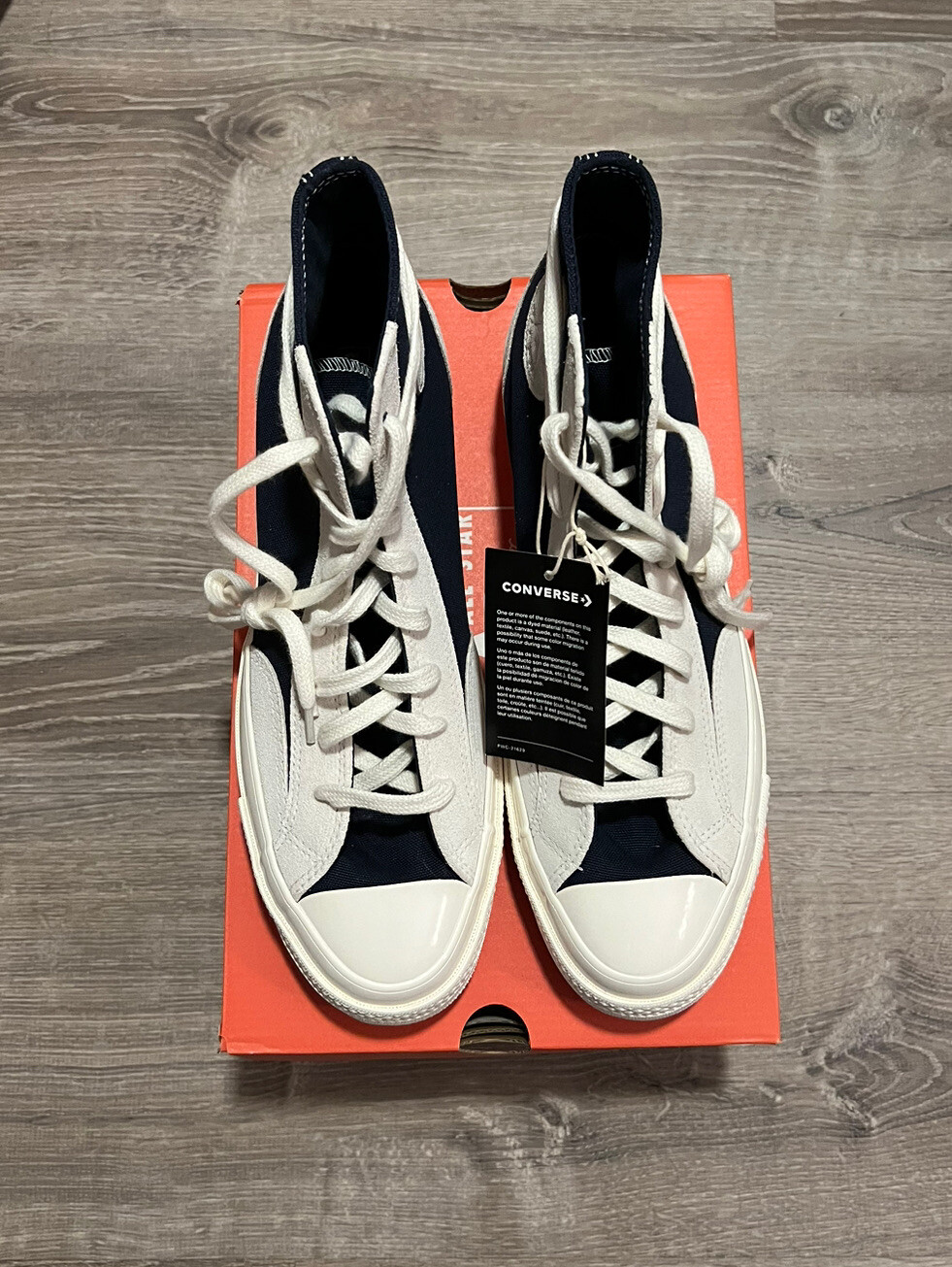 Converse Chuck 70 Hi Final Club – Size 9.5 Obsidian/Egret (1168604C) New  – St. John's Institute (Hua Ming)
