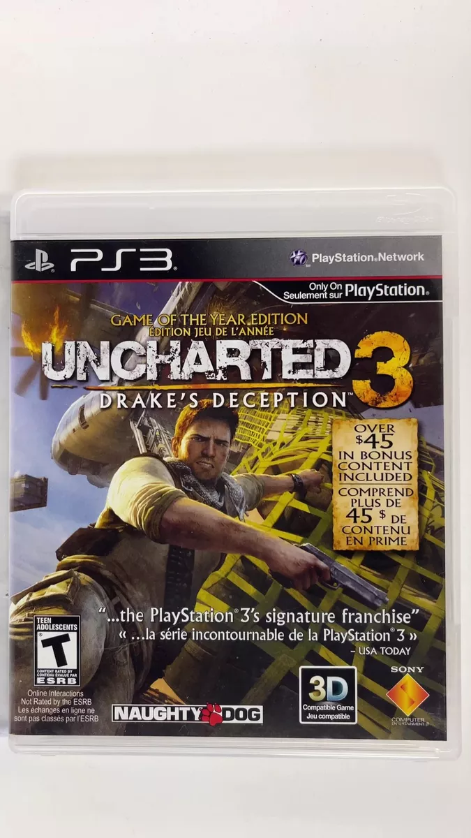 Uncharted 3 Drake's Deception: Game of the Year (PS3)