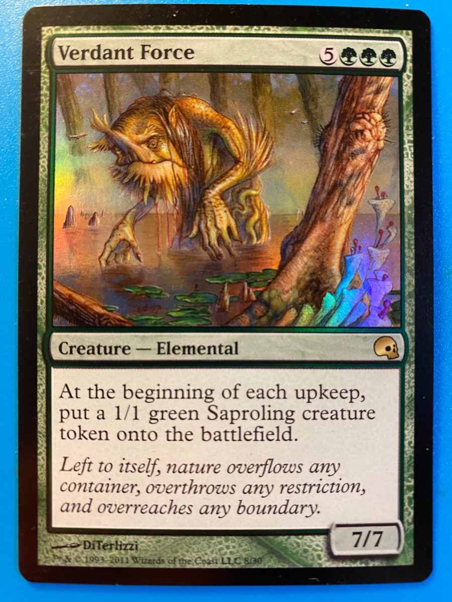 MTG 1x FOIL Verdant Force Premium Deck Series Graveborn Magic