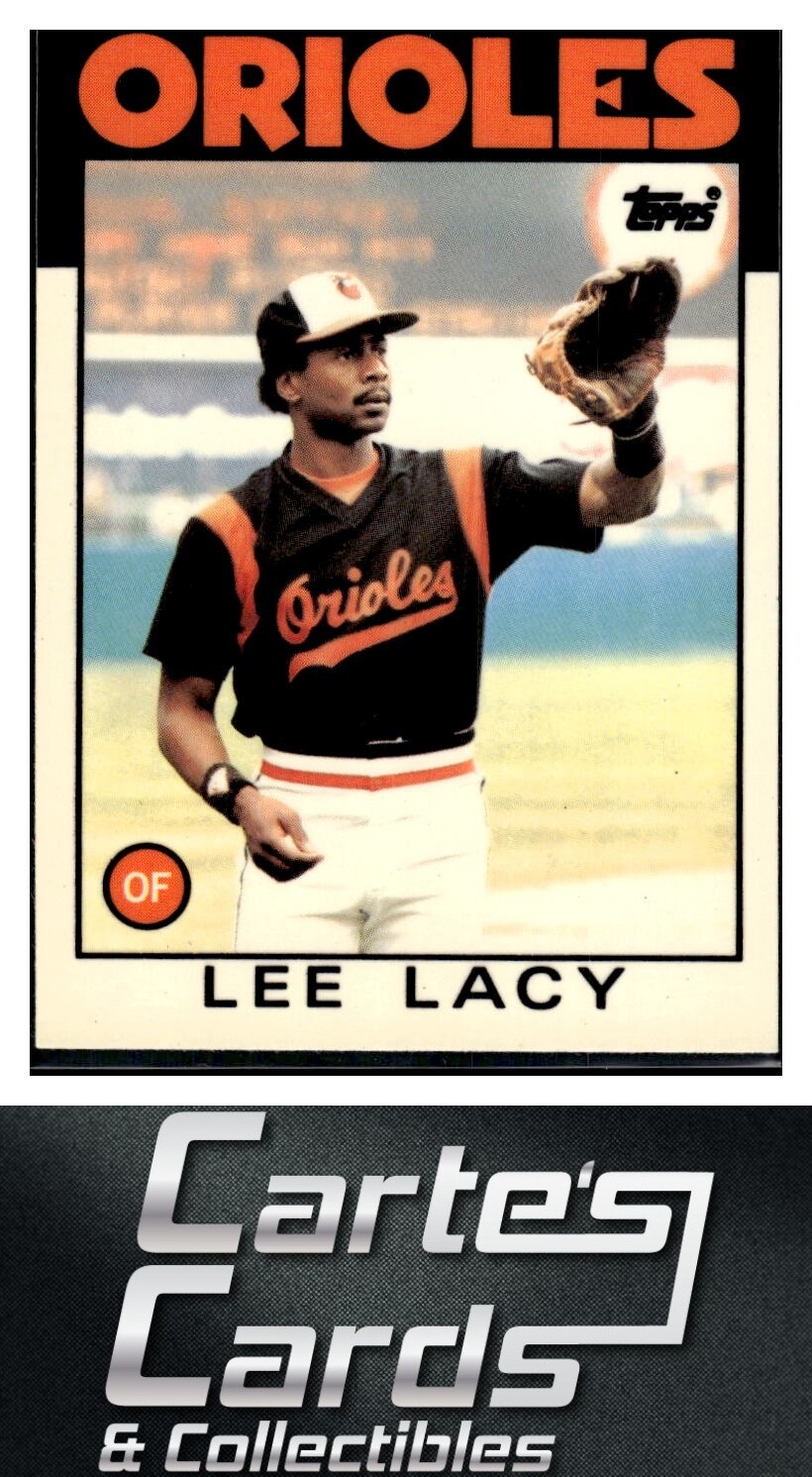 Lee Lacy 1986 Topps Tiffany #226 Baltimore Orioles eBay