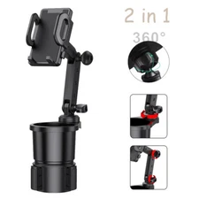 360° Cup Holder Car Mount Cradle for Cell Phone Drink Organizer Holder Universal