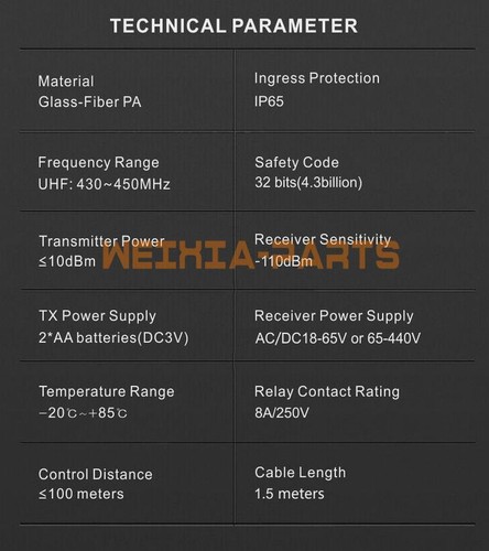 GOTi GT-LS10 Grúa Industrial Radio Control Remoto Controlador de Elevación Inalámbrico - Imagen 17 de 25