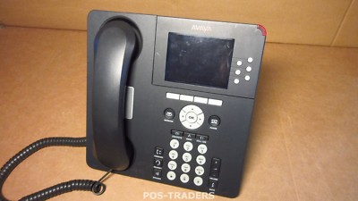 Avaya 9640G IP VoIP Gigabit Phone Telephone Charcoal Gray INCL HANDSET & STAND
