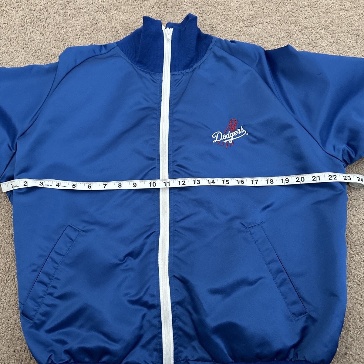 Vintage Los Angeles Dodgers Blue Satin Jacket 100 Year