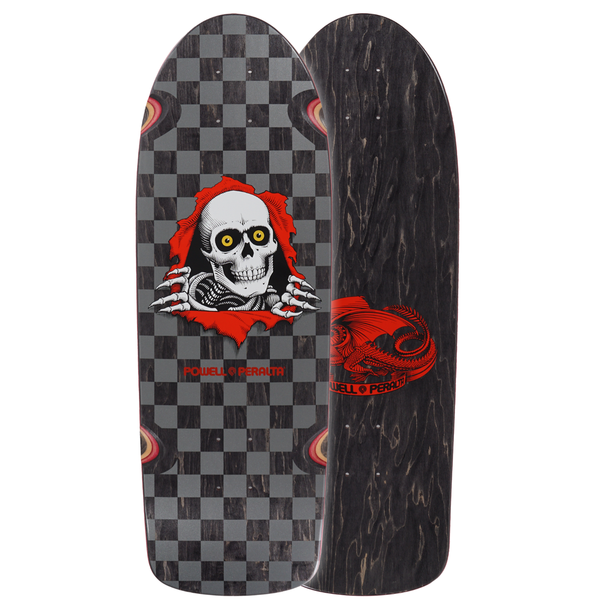 Powell Peralta OG Ripper Checker Shape 265 Black Stain Skateboard