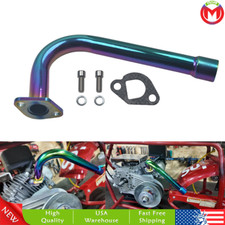 Upgrade Exhaust Pipe With Female Threaded For Honda GX160,GX200