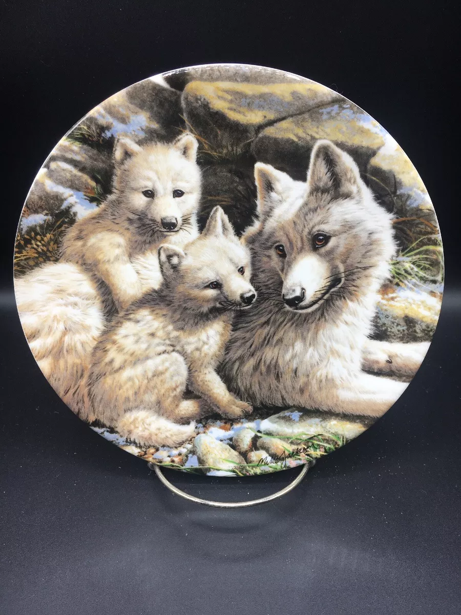 Arctic Wolf Family - 8 1/2 The Beauty Of Polar Wildlife Collector Plate ~ |  eBay