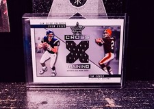 Drew Brees Tim Couch 2001 Rookies & Stars Rookie Jersey 