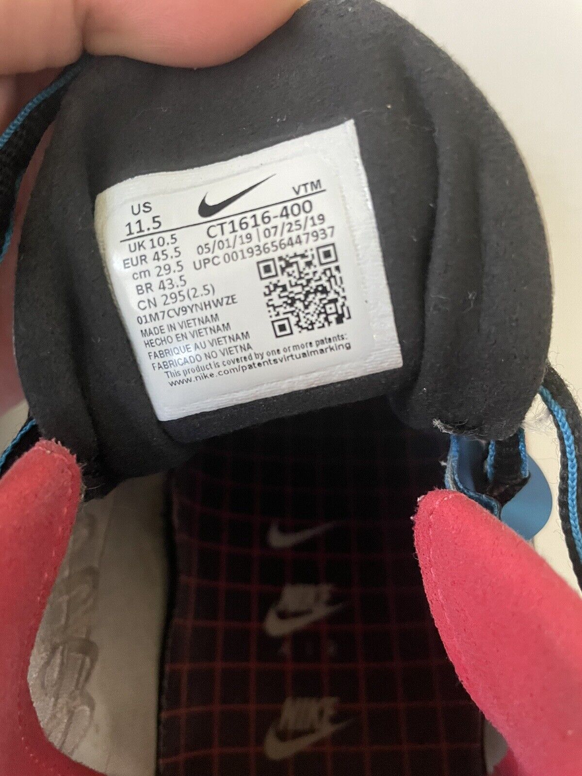 Nike Air Max React 270 Time Capsule Sneakers CT16… - image 9