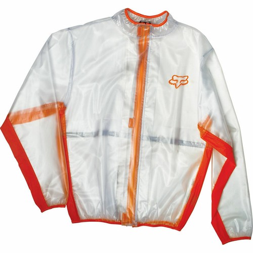 FOX FLUID MX JACKET arancione giubbotto antipioggia DH MX MOTOCROSS | eBay