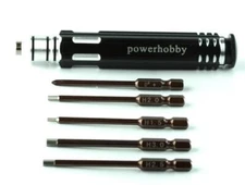Powerhobby Hex / Mulit Driver Magnetic RC Tool Set 1.5mm 2mm 2.5mm 3mm