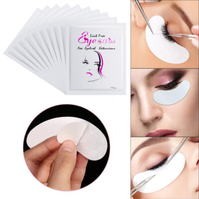 Wimpernpads unter den Augen Wimpernlifting Extensions fusselfrei Gel Patches Salon Tape UK