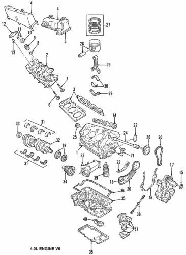 Válvula de admisión para Ford Explorer Mountaineer 2006-2010 4.0L (N/P 2L2Z6507AA)