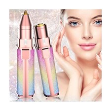 Eyebrow Razor,Facial Hair Removal for Women,2 in 1 Eyebrow Trimmer and Epilat...
