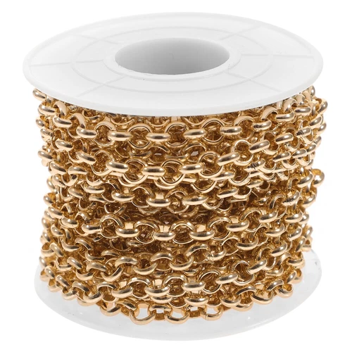 1 Roll of Bag Chain Twisted Necklace Chain Jewelry Making DIY Crafts Supply