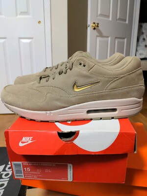 nike air max 1 premium sc neutral olive & metallic gold