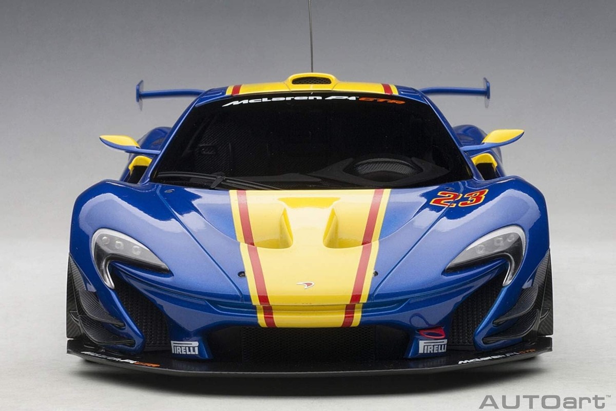 Finished product AUTOart 1/18 McLaren P1 GTR Blue Yellow