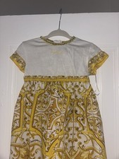 Dolce & Gabanna Dress With Baby Bloomers And Matching Shoes