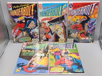 Peter Cannon Thunderbolt #1,2,3,4,5 Full Run Of 5 DC Comics 1992 /Free Shipping 