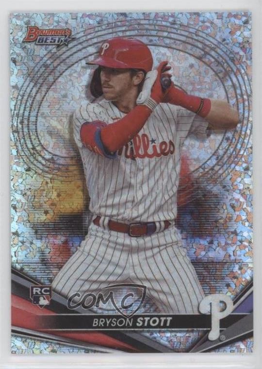 2022 Bowman's Best Mini-Diamond Refractor 220/299 Bryson Stott #2 0r4