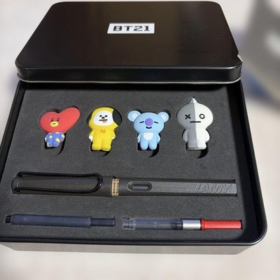BT21 LAMY Fountain Pen Set BTS LINE FRIENDS Limited Edition Japan Used