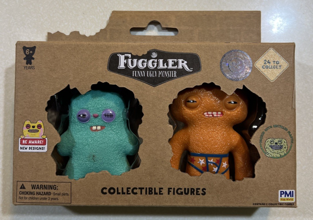 NEW 2025 Fuggler MINI figures 2 pack Funny Ugly Monsters Rare