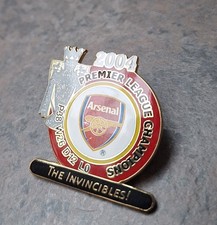 Arsenal The Incvincibles 2004 Danbury Mint Pin Badge Very Rare Fine Condition.