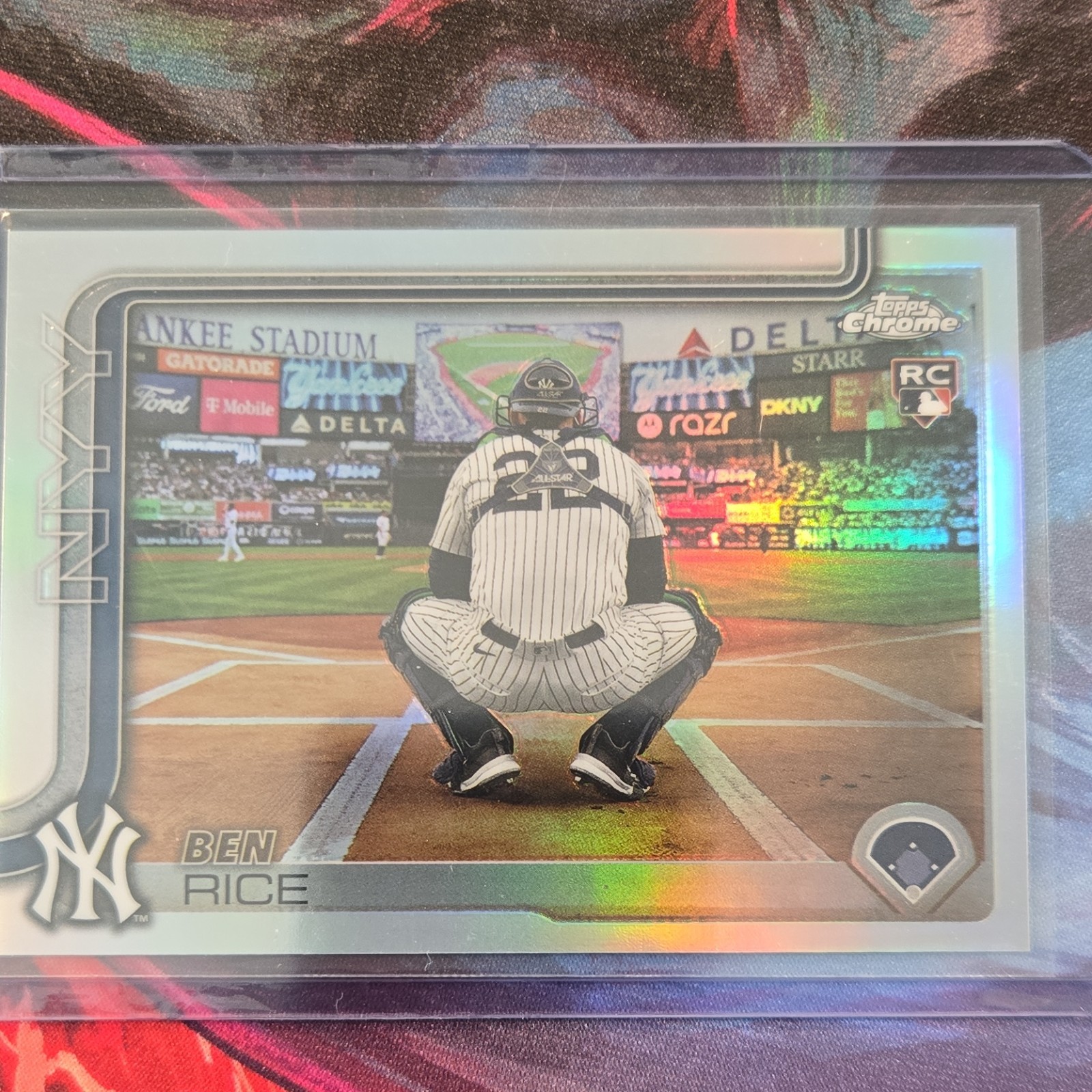 2025 Topps Chrome Update Ben Rice Rookie RC SSP Image Variation #USC138