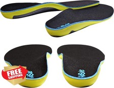 KidSole Insole Reinforced Arch Support, Soft Memory Foam Teen Size 7-9