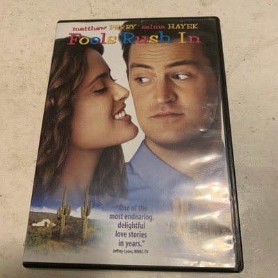 Fools Rush in (DVD, 1997) Matthew Perry, Salma Hayek  ~Very Good. DVD44