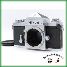  Near Mint   Nikon F Eye Level Finder Silver SLR 35mm Film Camera Body Japan