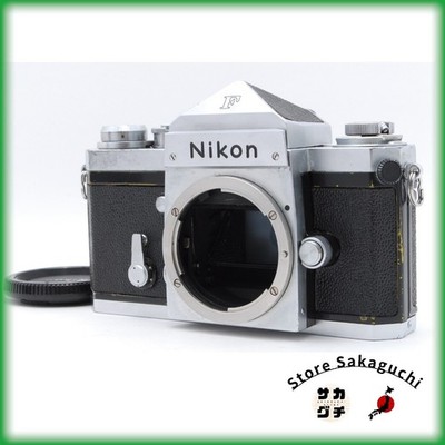 フィルムカメラ Nikon F Eye Level Silver Body Near Mint!] Nikon F Eye Level Silver 35mm SLR Film Camera Body