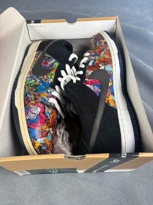 Nike Dunk Low Customs Comic Characters Mens 12