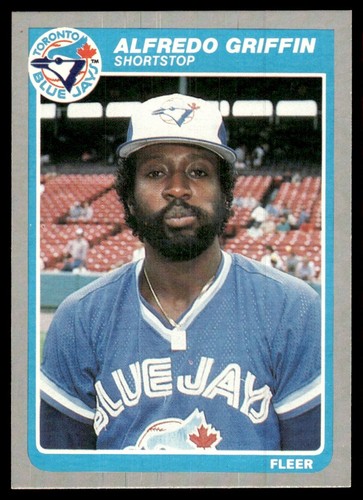 1985 Fleer Alfredo Griffin Toronto Blue Jays #106
