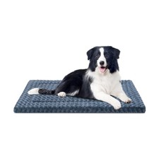 Dog Bed Mat Washable Reversible Dog Crate Pad Soft Fluffy Pet Kennel Beds wit...