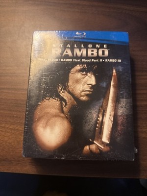 Rambo: Trilogy Collection (Blu-ray 2008, 3-Disc Box Set) Brand New Sealed