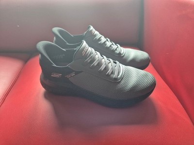 Sportschuhe SKETCHERS SLIP - INS  Größe 44  GRAU -  SCHWARZ