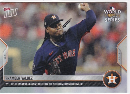 2022 Topps Now 1156 Framber Valdez