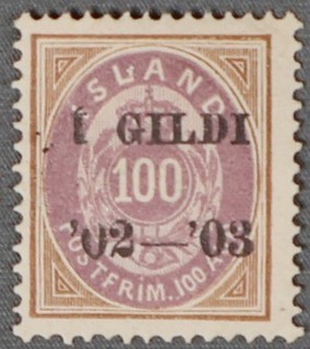 Mayfairstamps Iceland 68 Overprint 1 Gildi Stamps ccb_17937
