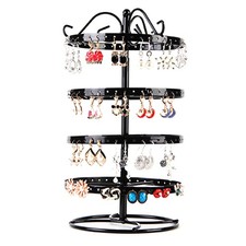 1 Pièce en Fer Forgé à Quatre Étages Rotatif Porte- Porte-  S4K2