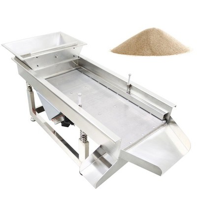 TB608 Model 110V Stainless Steel Linear Vibrating Screen 1mm Round Screen 110V