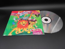 Lion King Circle of Life LaserDisc 1995 Disney Sing Along Songs Home Movie