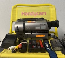 Sony Handycam CCD-TRV65 Hi8 Camcorder wNightshot  USB TRANSFER TESTED WORKING  
