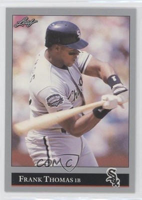 1992 Leaf Frank Thomas #349 HOF 02v3