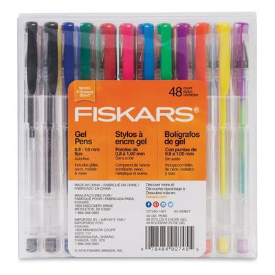 Fiskars Gel Ink Pens Kit, Glitter, Neon, Metallic & Swirl Colors Brand New