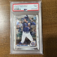 2020 Bowman Draft Chrome Pete Crow-Armstrong #BD-72 (RC)  PSA 9