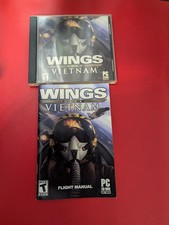 vintage Wings Over Vietnam PC computer cd-rom game  manual windows ME/2000/XP