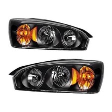 Headlight Assembly,Headlights Compatible with 2004-2007 Malibu,2008 Black
