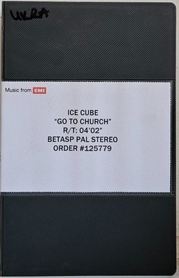 ICE CUBE ''GO TO CHURCH''  (PROMO, Betacam SP, PAL, Stereo)