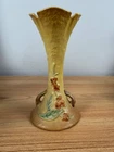 Roseville Bittersweet Yellow 1951 Mid Century Modern Pottery Bud Vase 879-7